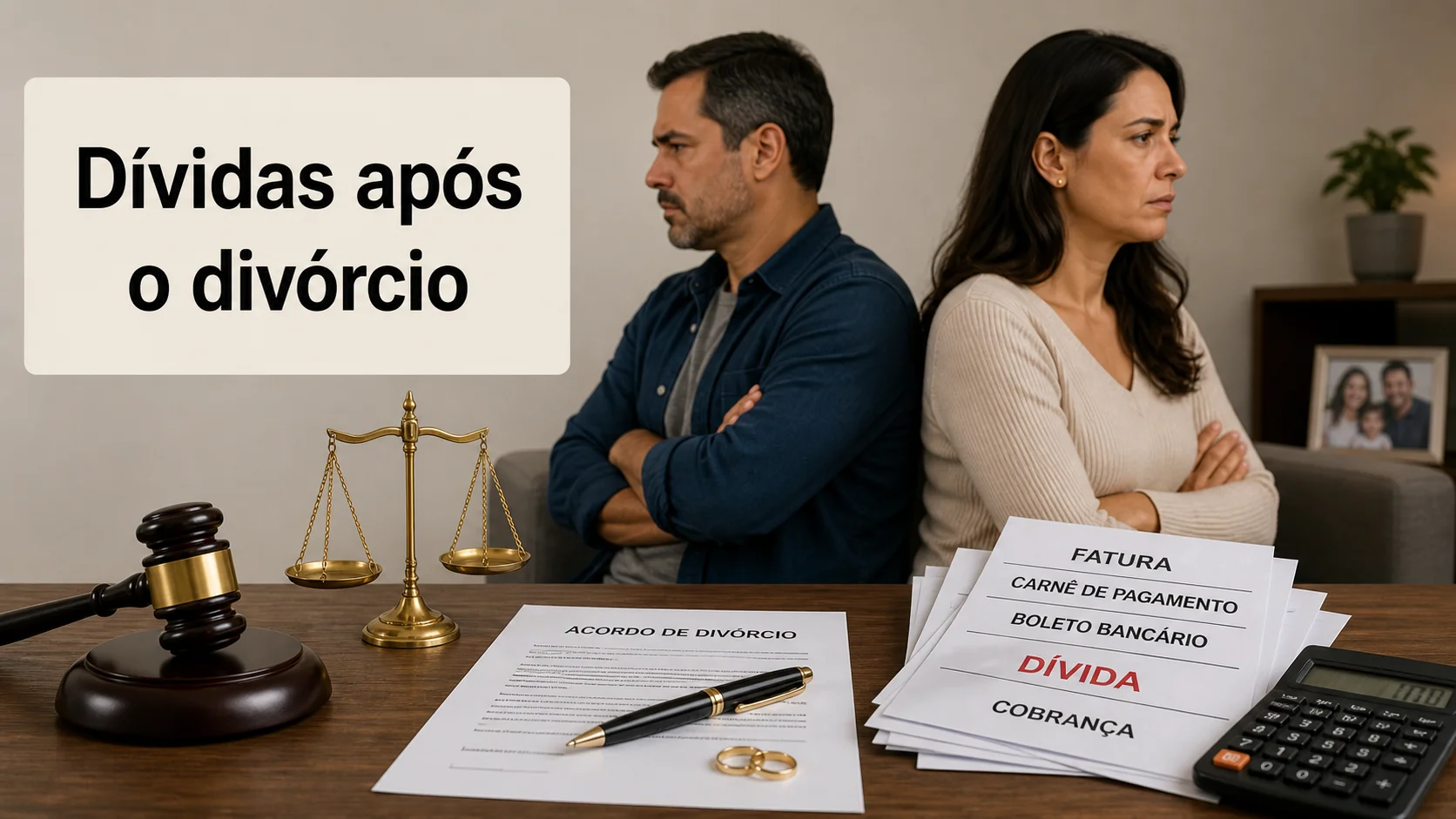 Dívidas após o divórcio