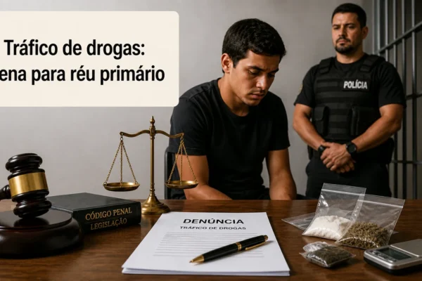 Tráfico de drogas pena para réu primário