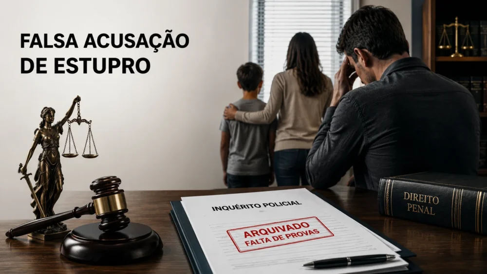 Falsa acusação de estupro
