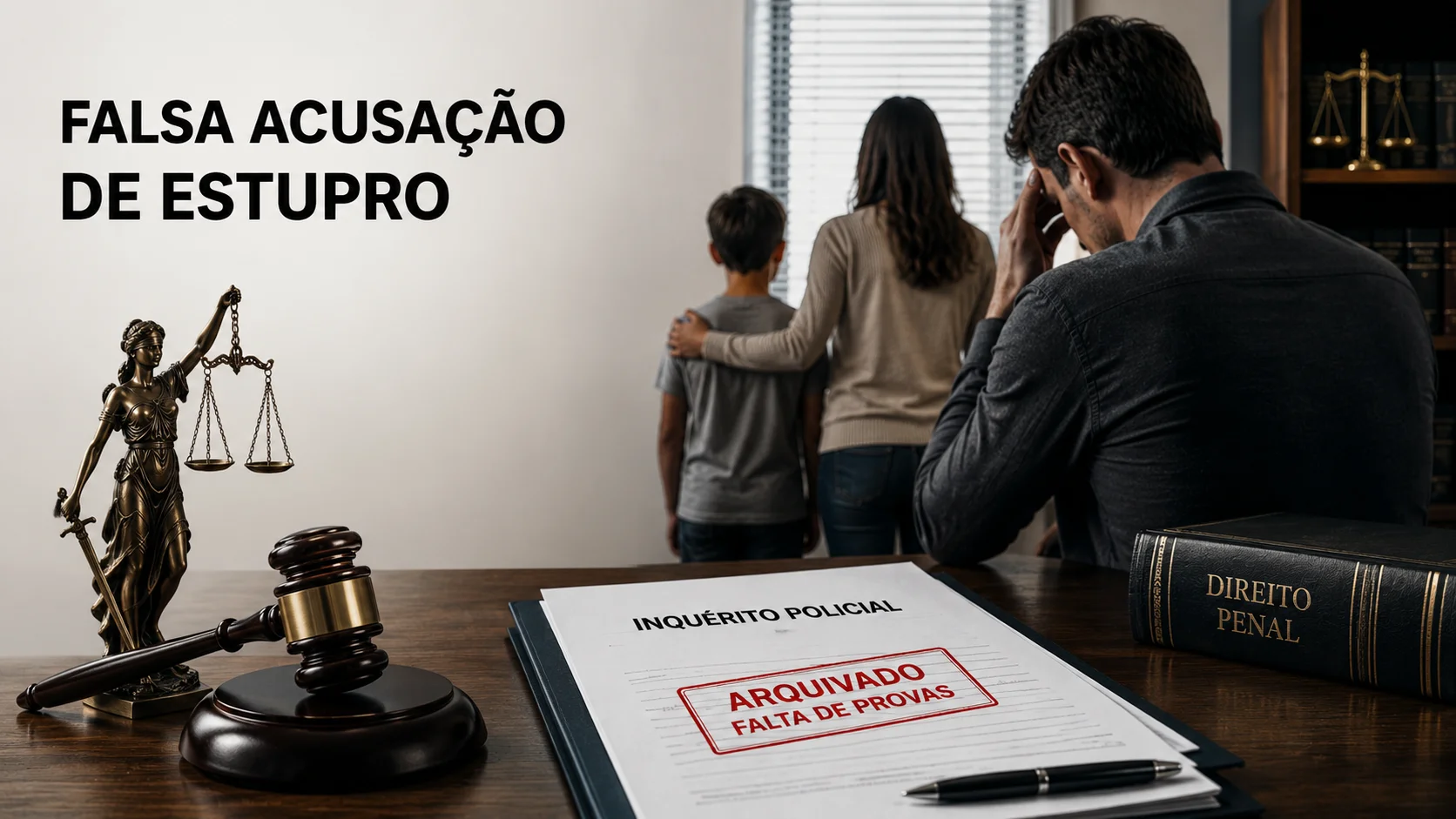 Falsa acusação de estupro