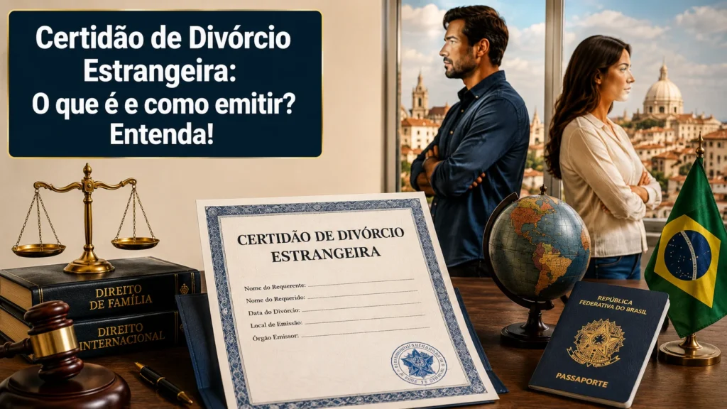 certidão de divórcio estrangeiro