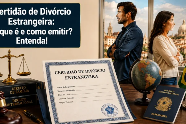 certidão de divórcio estrangeiro