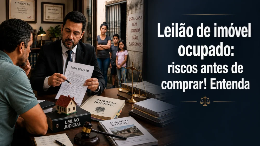 leilão de imóvel ocupado