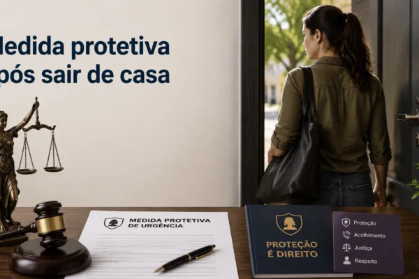 medida protetiva apos sair de casa