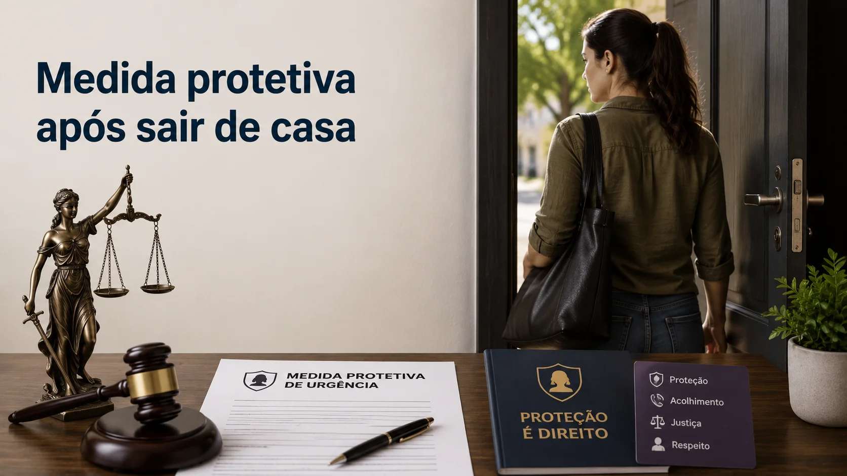 medida protetiva apos sair de casa