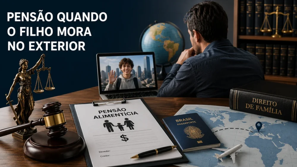 pensão quando o filho que mora fora do brasil WP