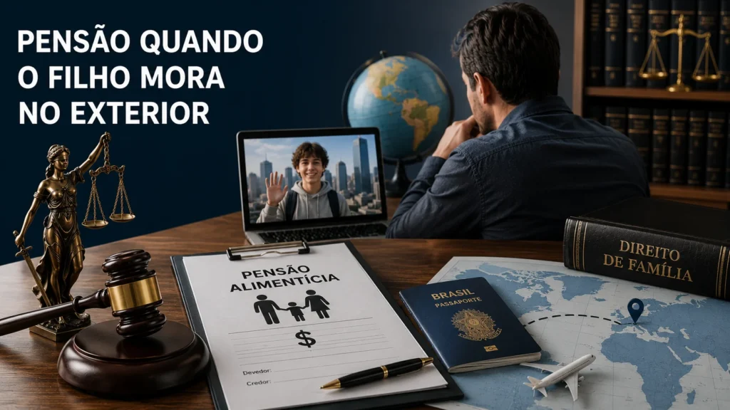 pensão quando o filho que mora fora do brasil WP