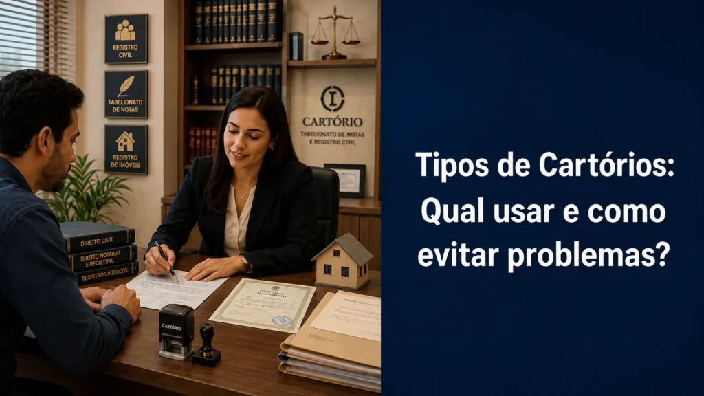 tipos de cartório