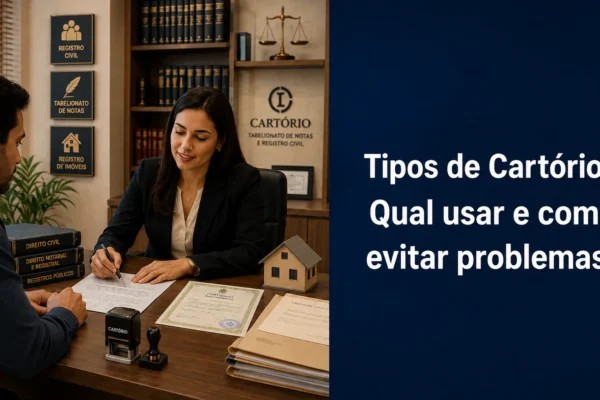 tipos de cartório