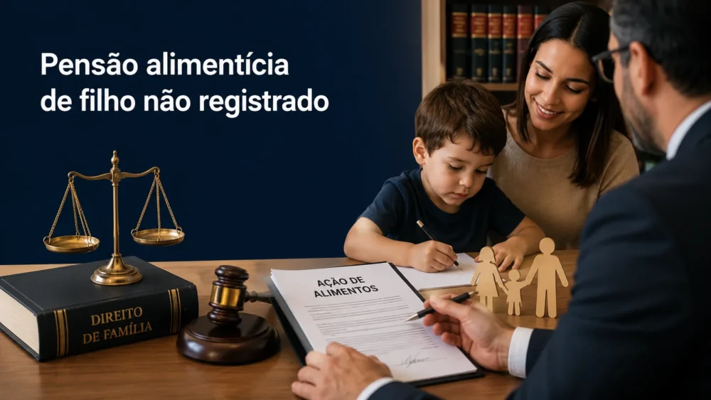 Pensão alimentícia de filho não registrado WP