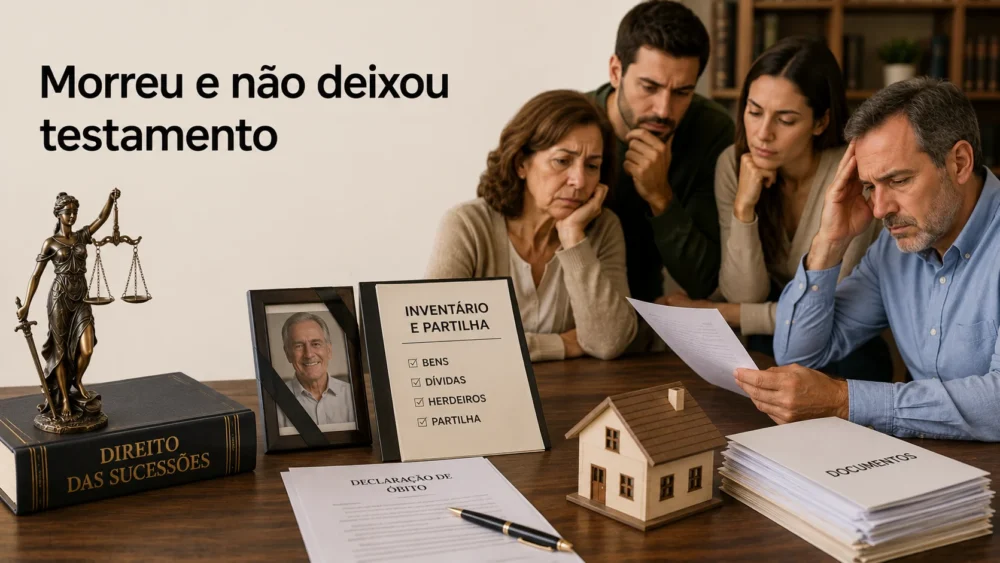 não deixa testamento
