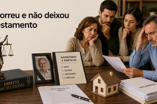 não deixa testamento