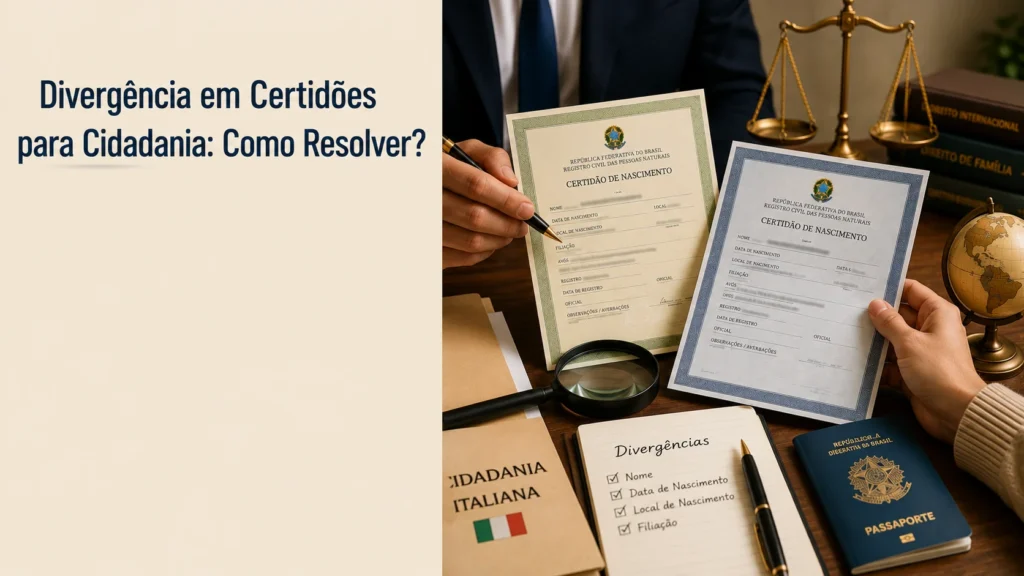 certidões para cidadania