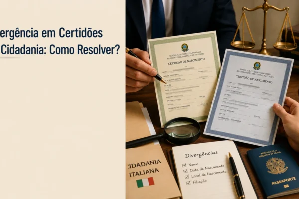certidões para cidadania