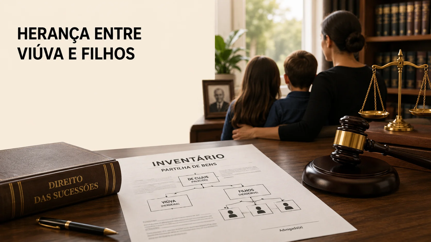 HeranÇa entre viúva e filhos WP