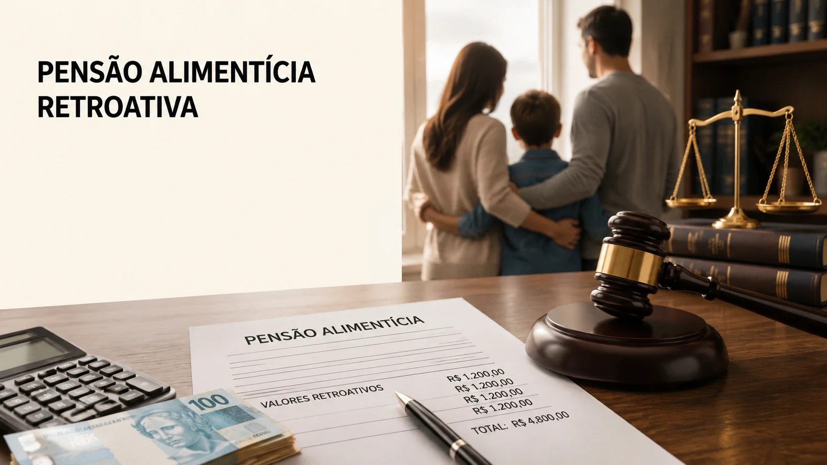 Pensão alimentícia retroativa WP