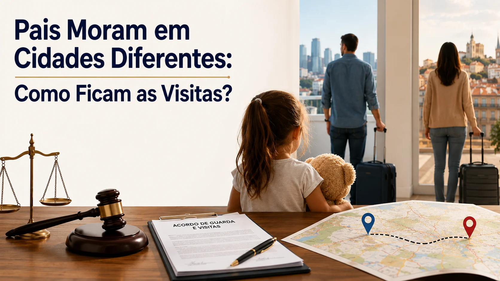 Pais Moram em Cidades Diferentes