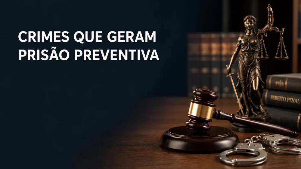 crimes que levam a prisão preventiva