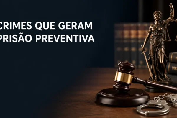 crimes que levam a prisão preventiva