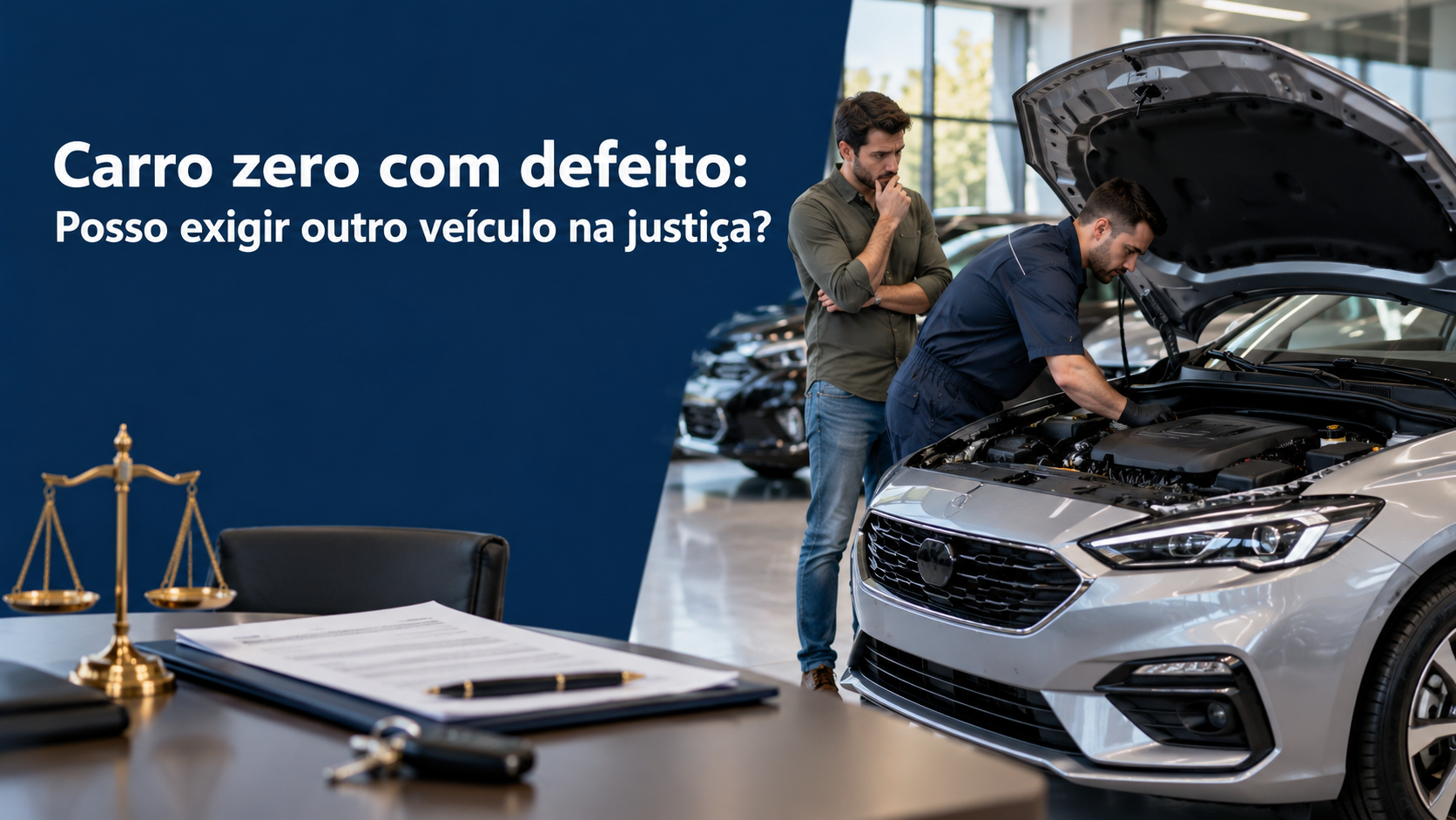 carro zero com defeito