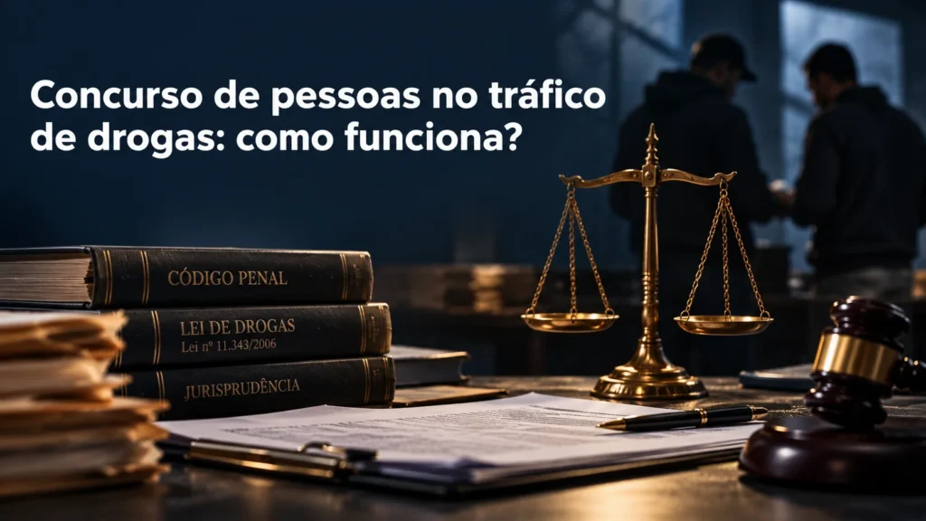 concurso de pessoas no tráfico