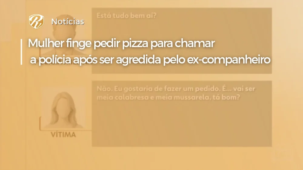 pizza agressão